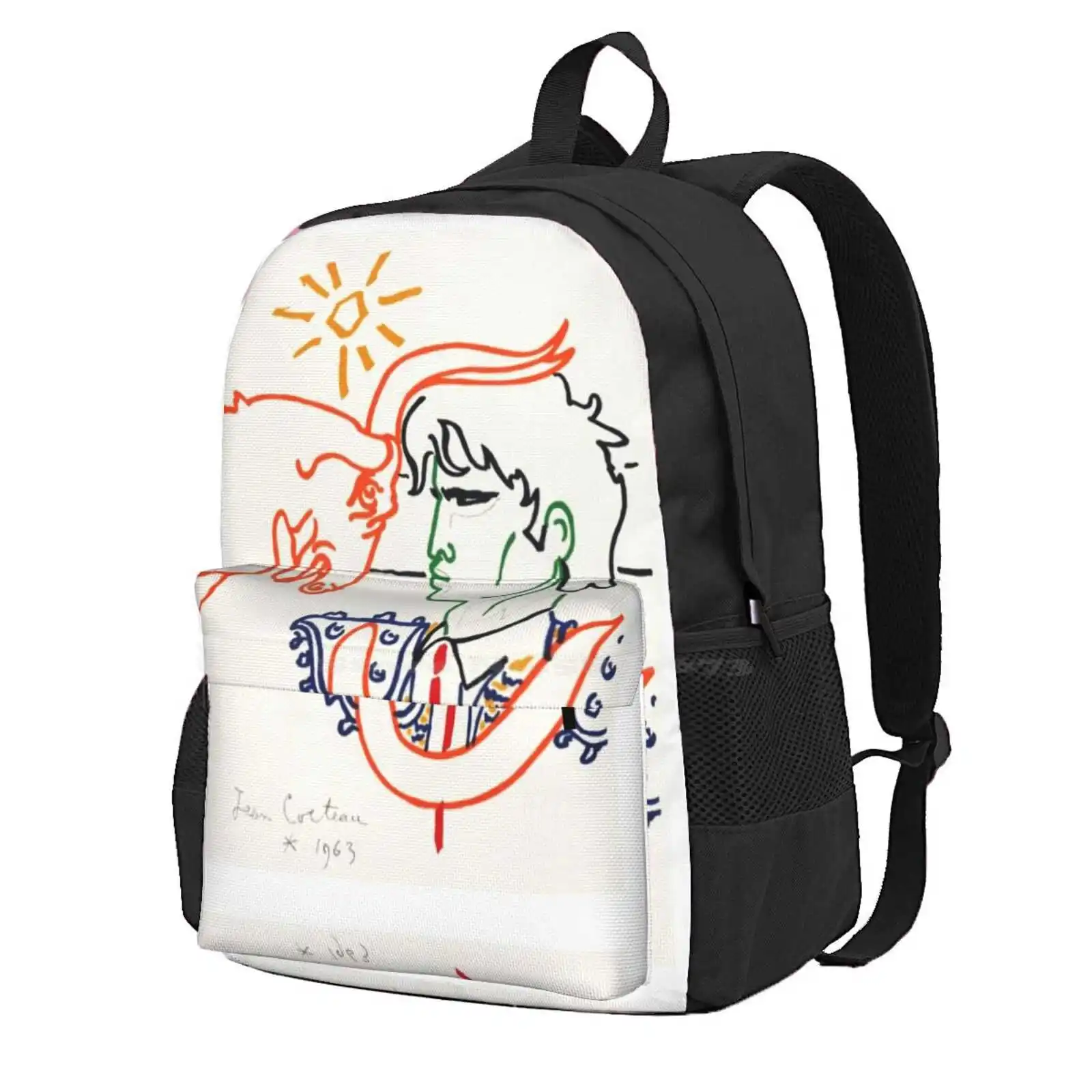 

Jean Cocteau Artwork Jean Cocteau Painting Jean Cocteau Hot Sale Schoolbag Backpack Fashion Bags Work Of Jean Cocteau Jean