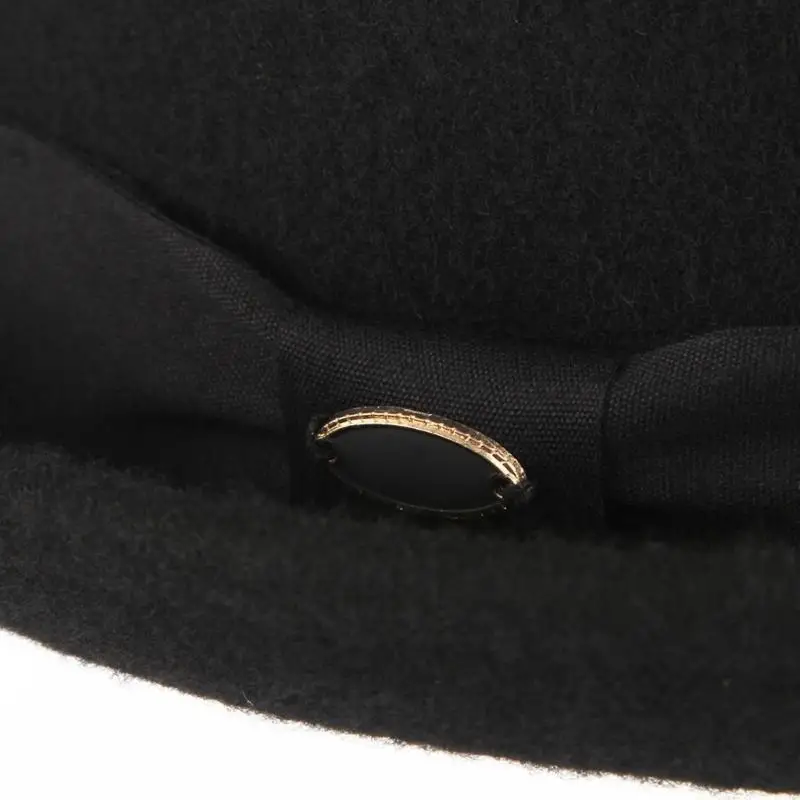 39BD Leichter Gentleman-Derby-Hut, Karneval, weicher Trilby-Hut für Maskerade-Party – Detail 2