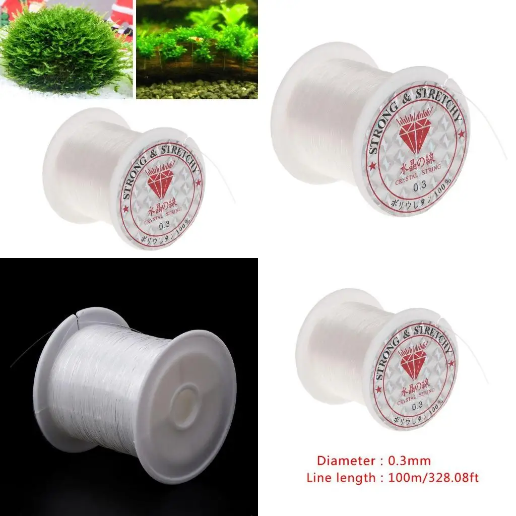 

Crystal Wire Clear String Line Invisible Thread Cord for Hanging Decorations Beading Crafts and Jewelry Making high quality