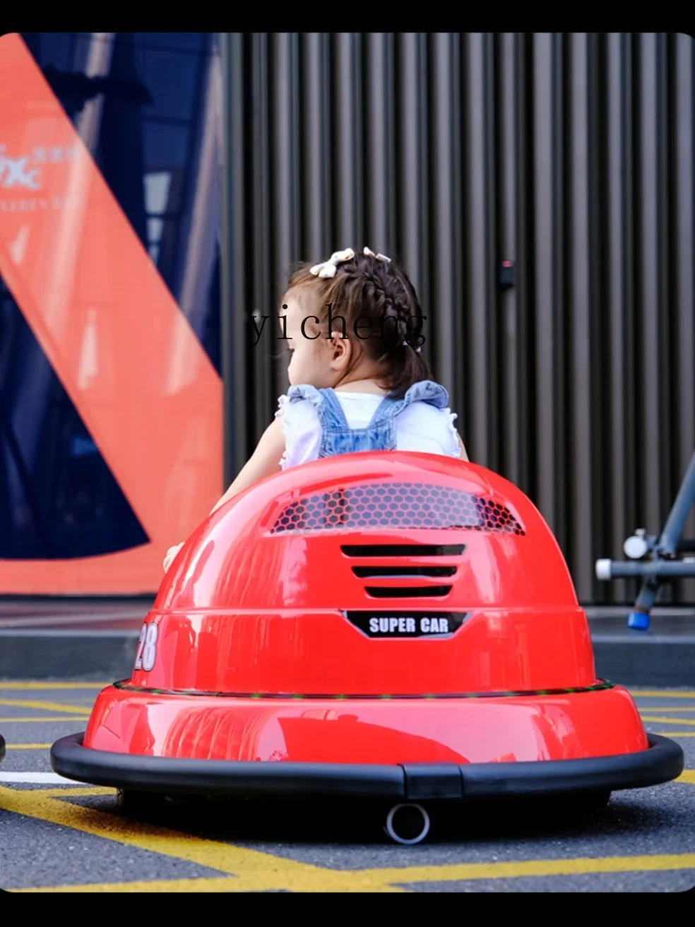 Tqh Children's Electric Car Infant Bumper Car Can Sit Baby's Stroller Four-Wheel Car with Remote Control