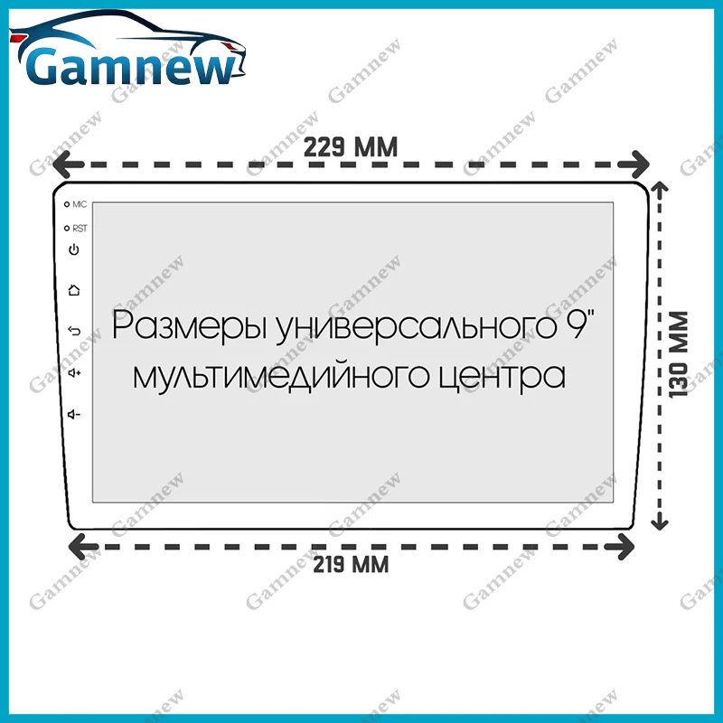 9 Inch Car Frame Fascia Adapter Android Radio Dash Fitting Panel Kit For Toyota Highlander Kluger 2000-2007