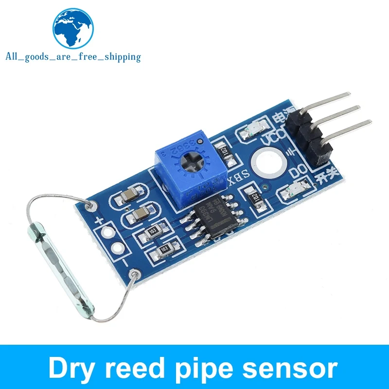 TZT Reed sensor module magnetron module reed switch MagSwitch For Arduino Diy Kit