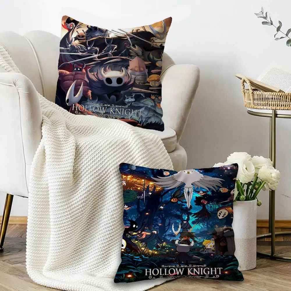 Game H-Hollows K-Knights Personalized Pillow Cover Kids Bedroom Wild Party Decor Pillowcase kid Birthday shower Gift