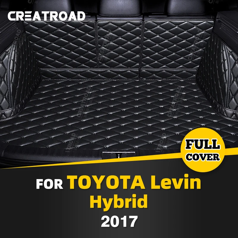 

Auto Full Coverage Trunk Mat For Toyota Levin Hybrid 2017 Car Boot Cover Pad Cargo Liner Interior Protector Accessories