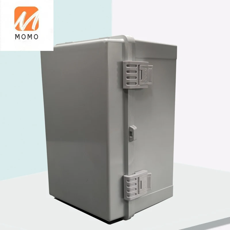 Hinged plastic electrical enclosure 400x300x170 IP66 waterproof junction box with mounting plate weatherproof junction box