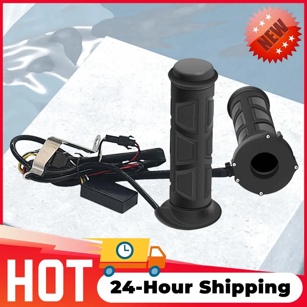 Motorrad Beheizte Lenkergriffe Temperaturregelung Schnelle Heizung 22mm Wasserdichte Elektrische Heizung Griff Motorrad Teile ﻿