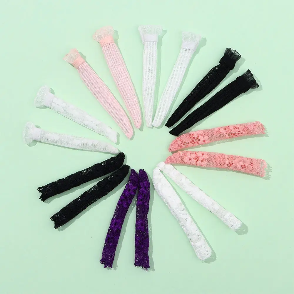 Leggings de encaje para niña – Medias elásticas suaves de algodón - imagen 2