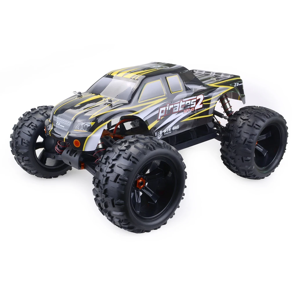 ZD Racing 1/8 Rc Cars Accessories 8485 8486 8469 08427V3 MT8 Car PVC Body Shell Yellow Grey Housing Parts