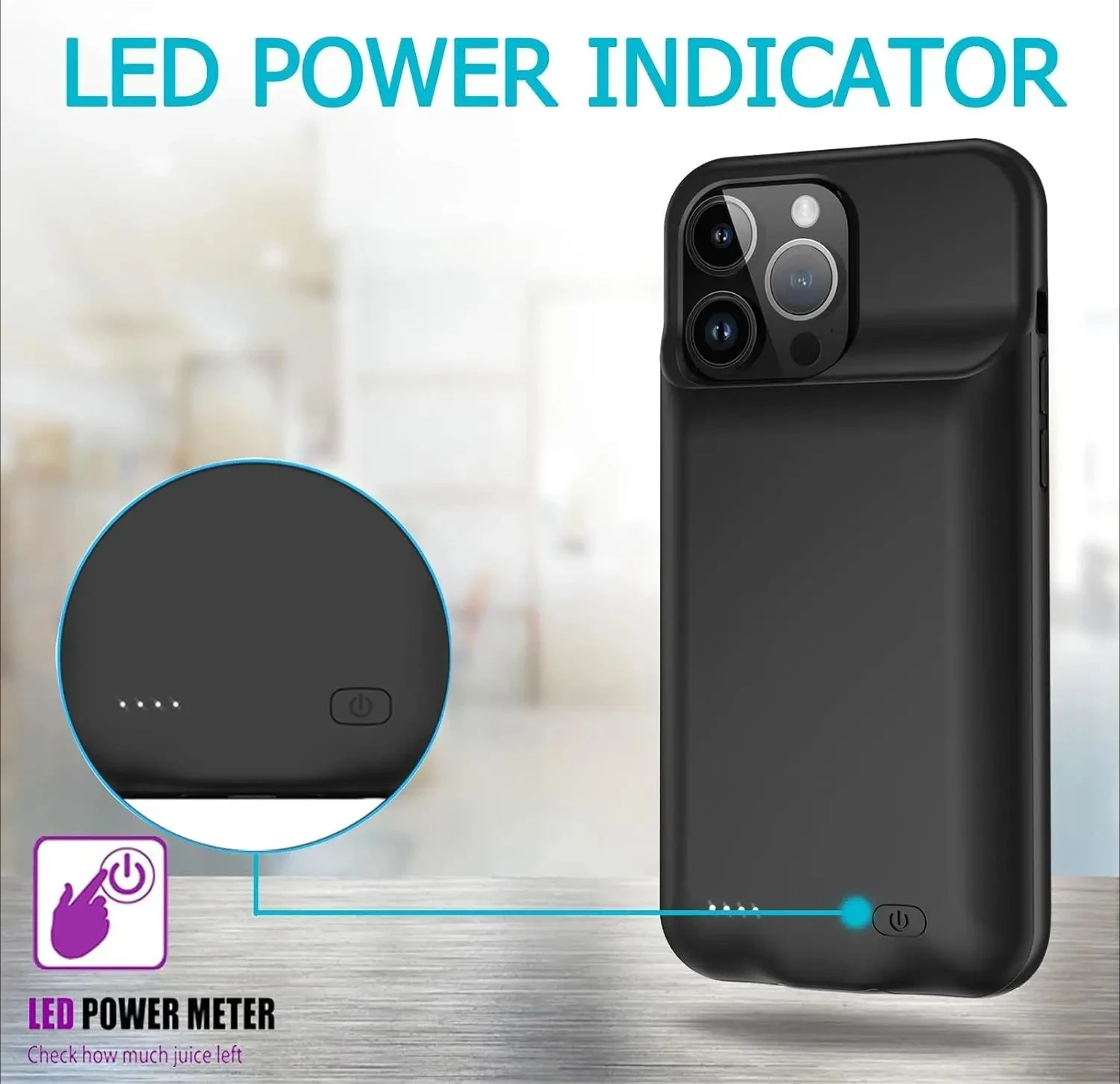 10000mAh جديد ممتاز آيفون 13 Mini 16 Pro Max 15 Plus 14 13 12 Mini 11 6 6S 7 8 شاحن بطارية غطاء شحن الطاقة #3