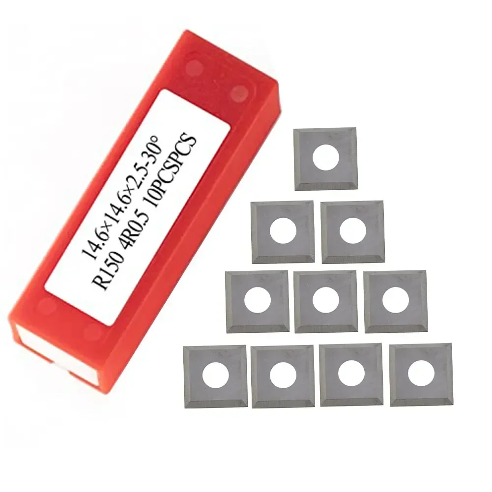 

10 шт. твердосплавные вставки для деревообработки 14, 6 на 14, 6, на 25, угол резки 30 градусов с радиусом края R150