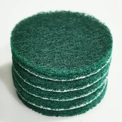 5pcs 4Inch Cleaning Cloth Scrub Pad Industrial Scouring Pads Nylon Polishing Pad For Cleaning Showers Bathtubs Sinks Tile Grout