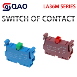 LA36M Button Accessories Normally Open Normally Closed Contact Switch Accessories Illuminated Button Switch Push Button Power