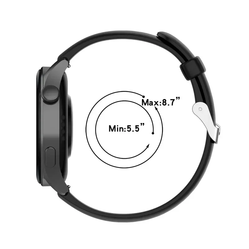 Silicone band for samsung galaxy watch active 2 strap Gear S3/Galaxy 4 40 42 44MM/Xiaomi Imilab kw66/YAMAY SW022 bracelet strap
