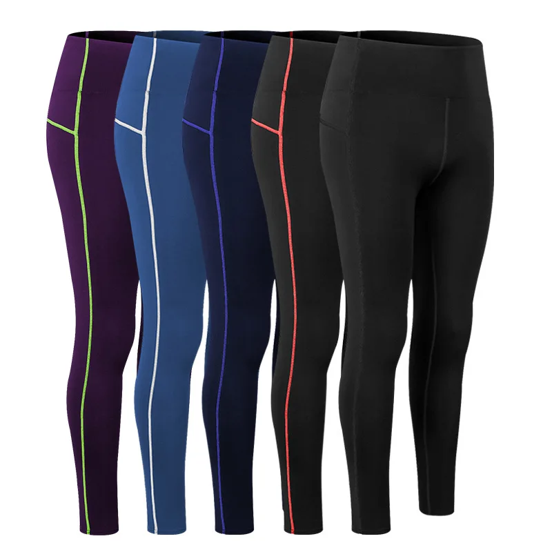 Pantalon de sport en velours pour femme, leggings à séchage rapide, pantalon de course, yoga, fitness, haute élasticité, extérieur, automne et hiver