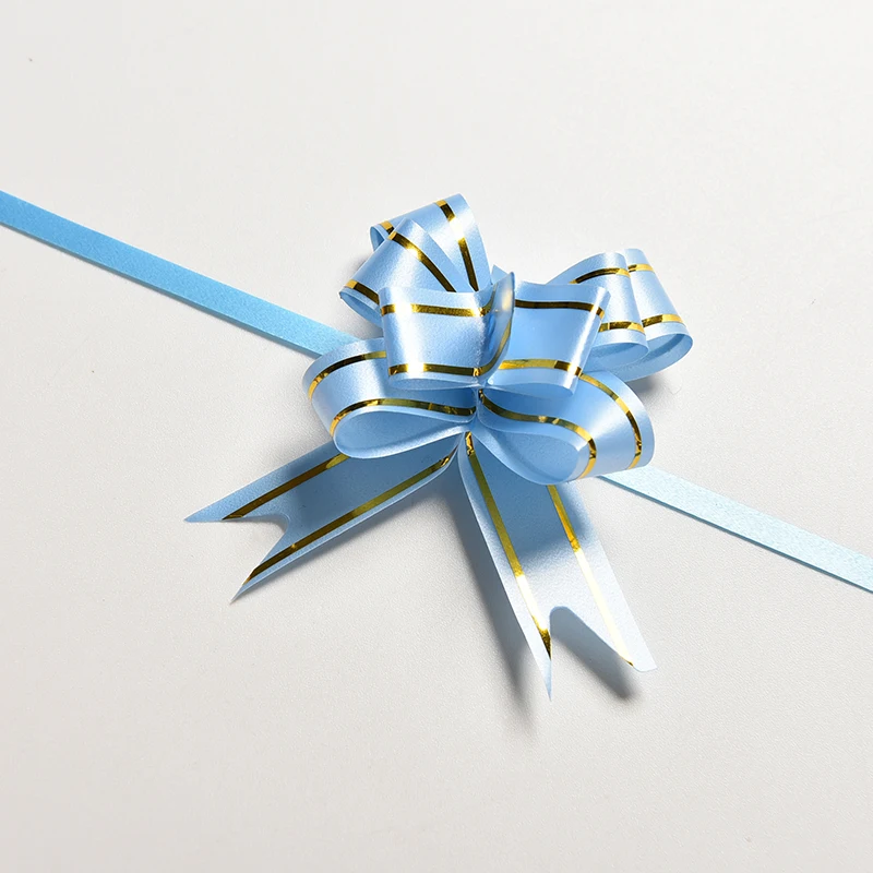 Flower Bow Wrap Pull Ribbon, Decoração do partido, Casamento, Birthday Gift, 10pcs