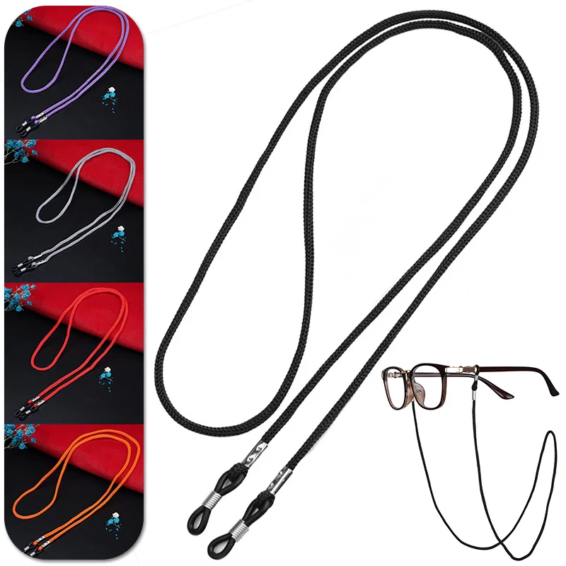 Óculos coloridos Strap Eyeglasses Lanyard Mulheres Óculos Cadeia Óculos De Sol Corda Corda Homens Máscara Cadeia Eyewear Holder Acessórios