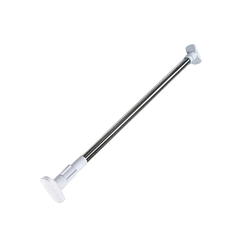

Adjustable 50-80Cm Telescopic Shower Curtain Rod Stainless Steel Multi-Function Expansion Pole White Corrosion Resistant