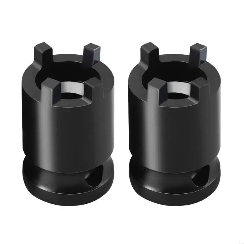 2pcs Grinder Wrench Attachment with 1/2Inch Socket Adapter Compatible for All 1/2 (12.5mm) Connectors Power Wrench