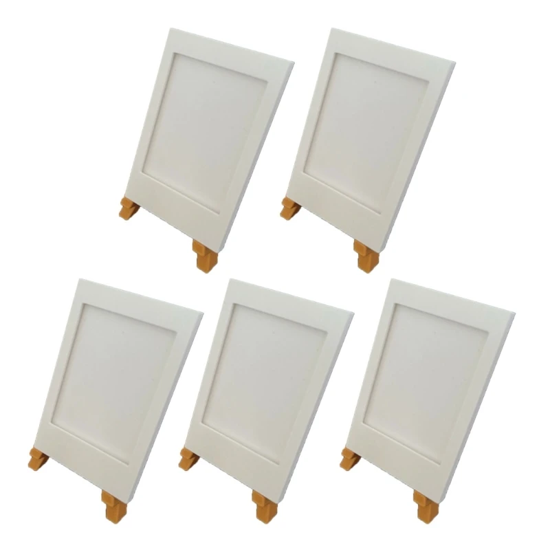96BA Tabletop Mini Frame Holders Set for Photo Cards and Small Art Display