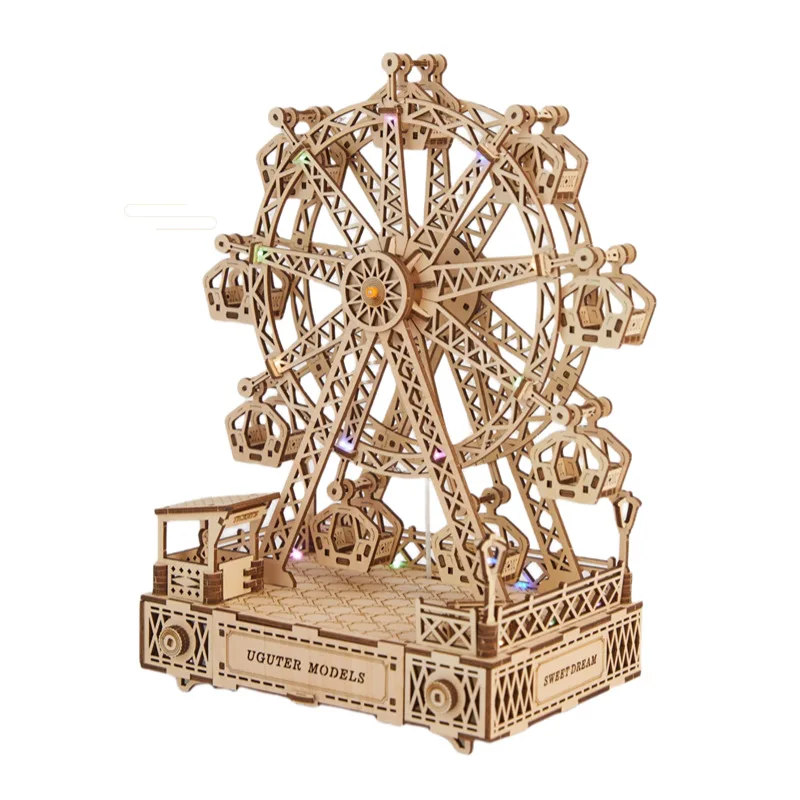 

Source Manufacturer: Music Ferris Wheel, 3D Three-dimensional Wooden Toys, Puzzle Assembly Toys, DIY Creative Toys