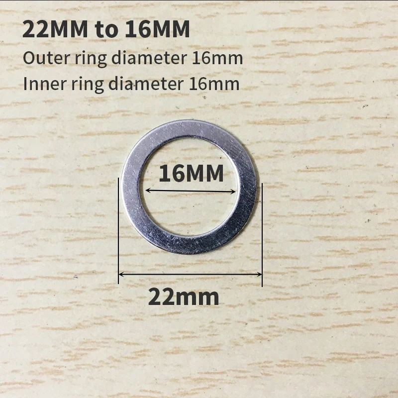 Saw blade variable diameter ring 16 turns 20/22/25.4/30mm angle grinder inner hole washer blade variable diameter ring saw blade