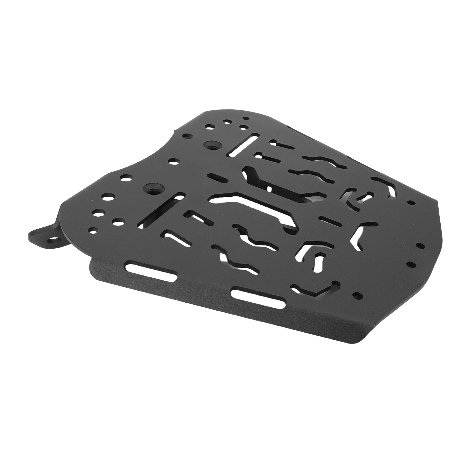 Tail Box Bottom Base Plate Carbon Steel Removable Rear Luggage Rack Top Case Mounting Plate Replacement for ZONTES 368G 501G