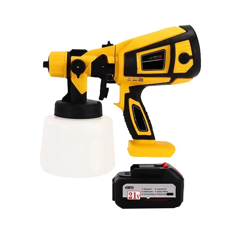 Cordless Electric Paint Spray Gun for Painting and Coating Applications