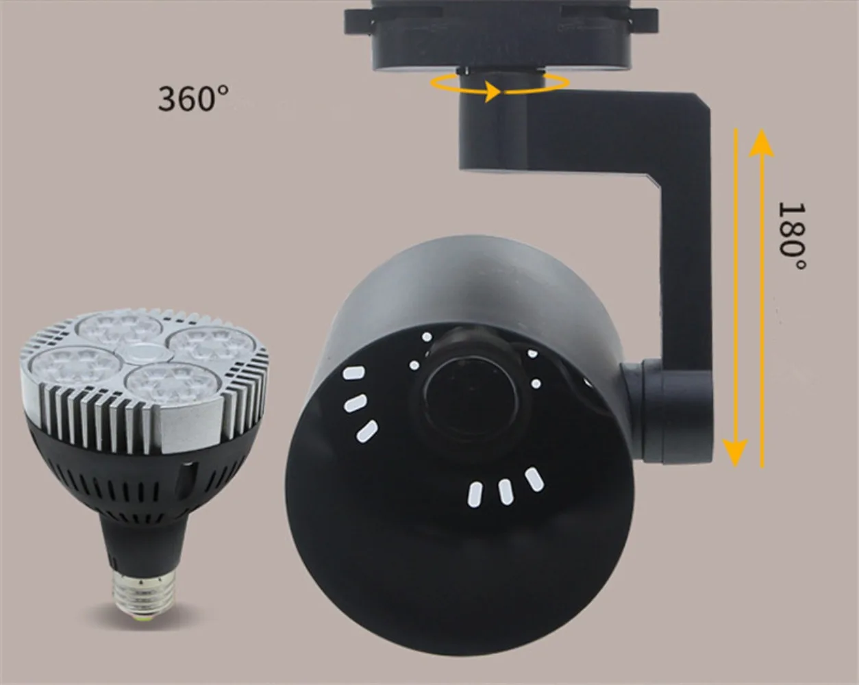 Lampu Sorot plafon, lampu sorot untuk dapur pakaian tetap toko toko jejak koridor 40W COB LED lampu jejak