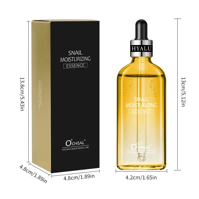 مكافحة الشيخوخة ثبات الحلزون Mucin جوهر مصل حمض الهيالورونيك خفيفة الوزن مرطب ترطيب منعش غير دهني مصل الوجه #6