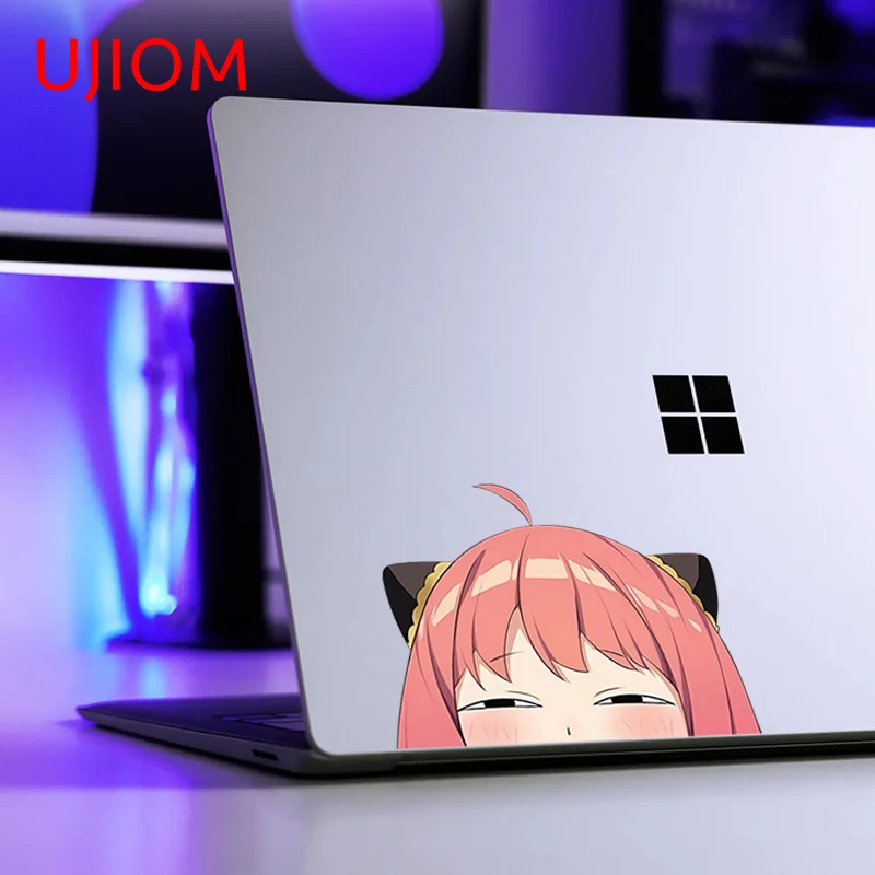 UJIOM Anya Peeker Girl Wall Sticker Cartoon Eye Catching High Quality Graphics Decal Vinyl Unique Veneer Wallpaper Home Decor