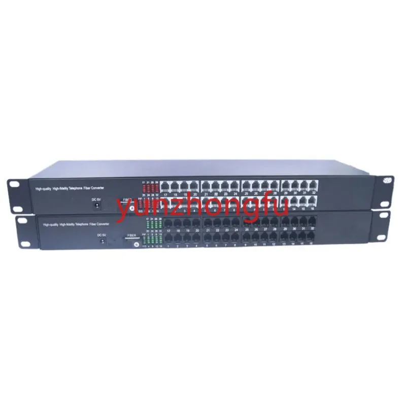 32 Channel fiber optical telephone converter Telephone transmitter PCM multiplexer