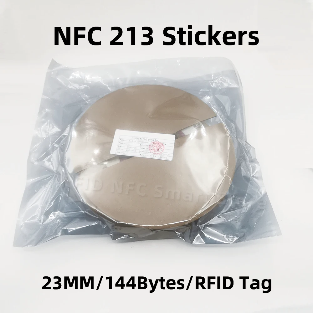 2000PCS NFC Tag Nfc213 Label 213 Stickers Tags White Lable Sticker 13.56mhz For Huawei Share Ios13 Personal Automation Shortcuts