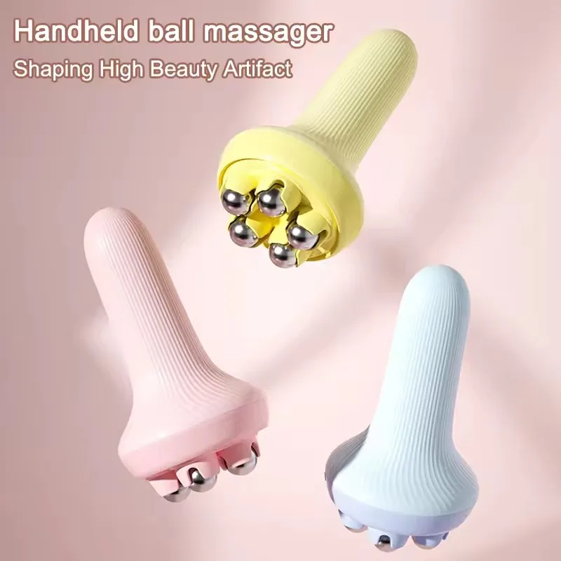 

Steel Ball Roller Massager For Inner Movement Of Body Legs Muscle Relaxation Abdominal Shapin Rolling Ball Rubbing Belly