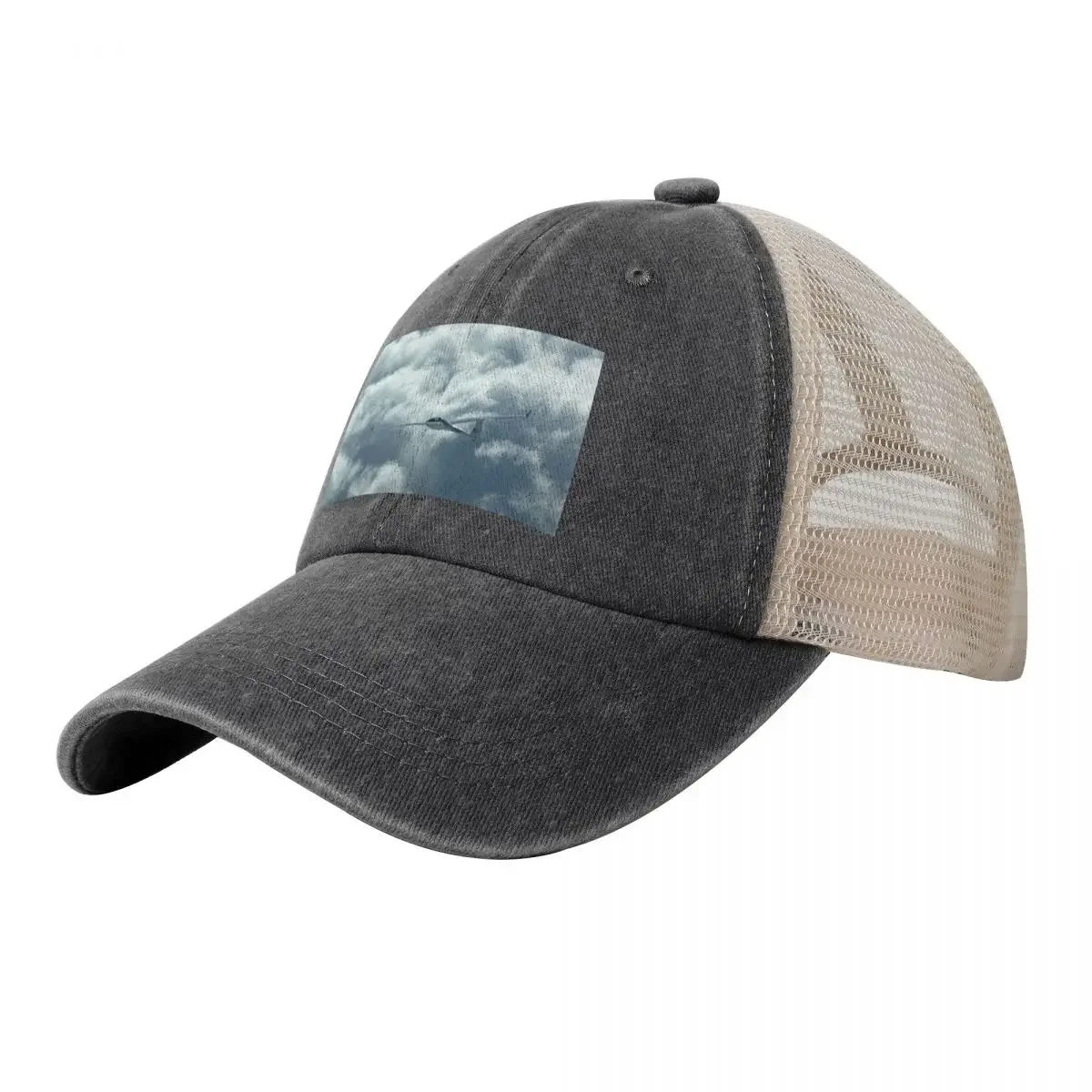 Glider flying above the clouds. Baseball Cap Golf Wear summer hat sun hat Women Caps Men's