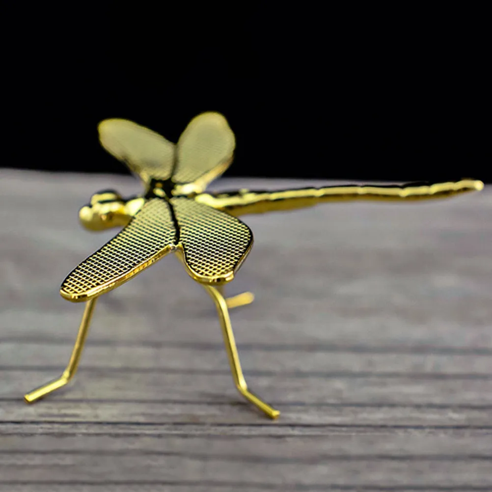 Gold Metal Insect Statues 2 Piece Set Modern Desktop Sculptures Home Office Garden Decor Gift