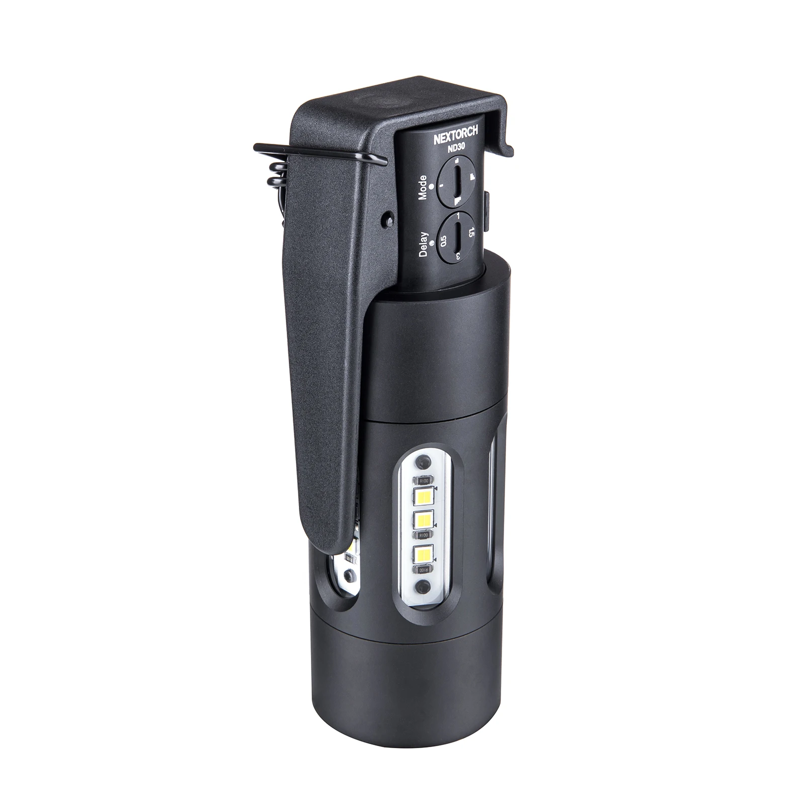 NEXTORCH-Lampe de poche portable à nervures rapides, lampe de poche LED injuste, volontairement 30, 11000, 130 dB, 1225 Wind