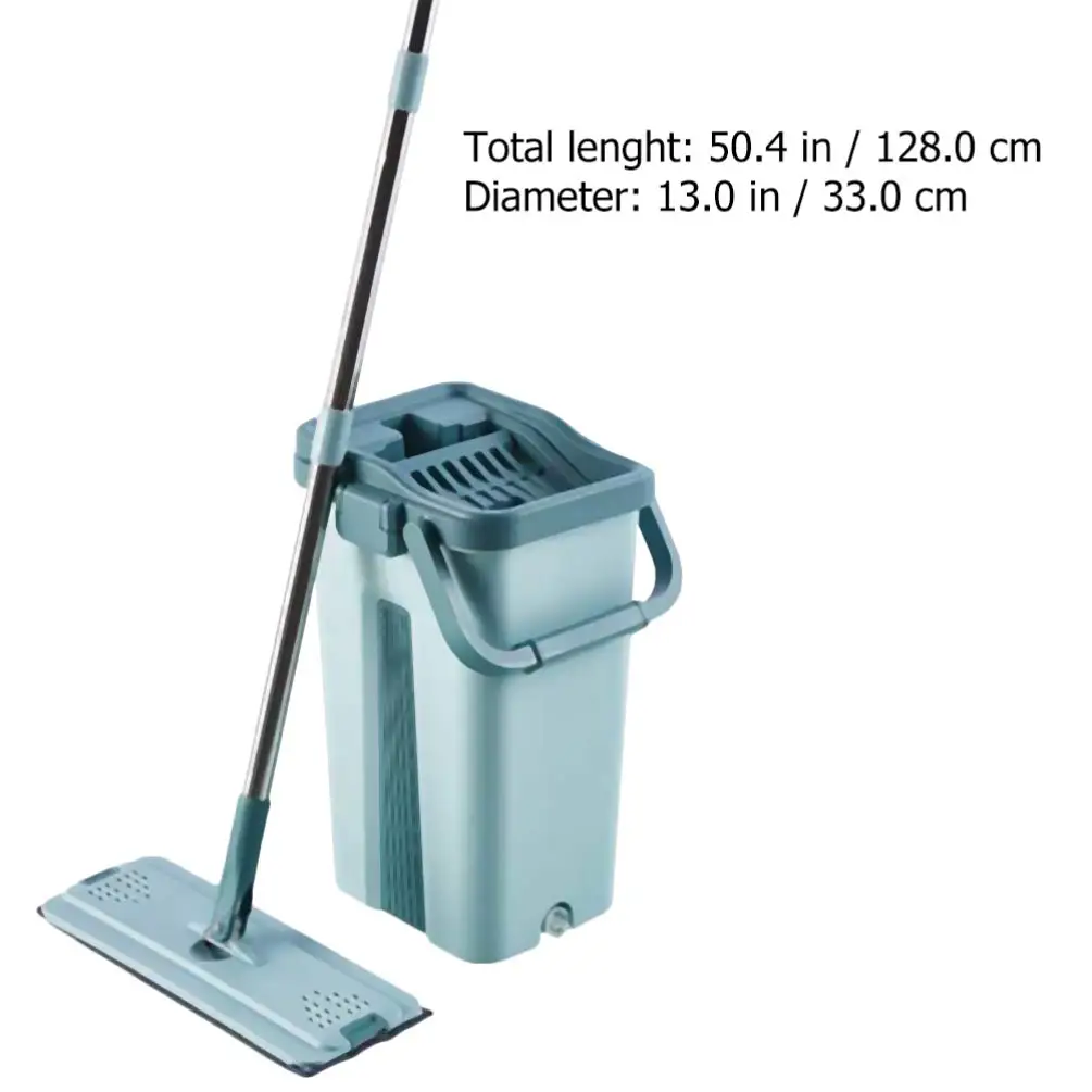 Portable Mop Bucket Household Cleaning Mop Adjustable Handle Effective Cleaning Hands Free Cleaning Solution Perfect for Home