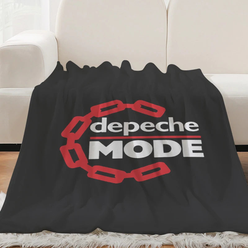 

Sofa Blankets H-Depeche Modes Custom Blanket Microfiber Bedding King Size Blanket Fluffy Soft Blankets Warm Knee Fleece Camping