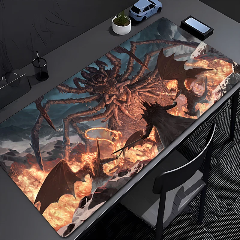 لوحة الماوس ألعاب ملحقات الكمبيوتر L-Lords R-خواتم لوحة المفاتيح الكمبيوتر المحمول الألعاب الموسعة سطح المكتب الحصير أنيمي مشهد ماوس #5