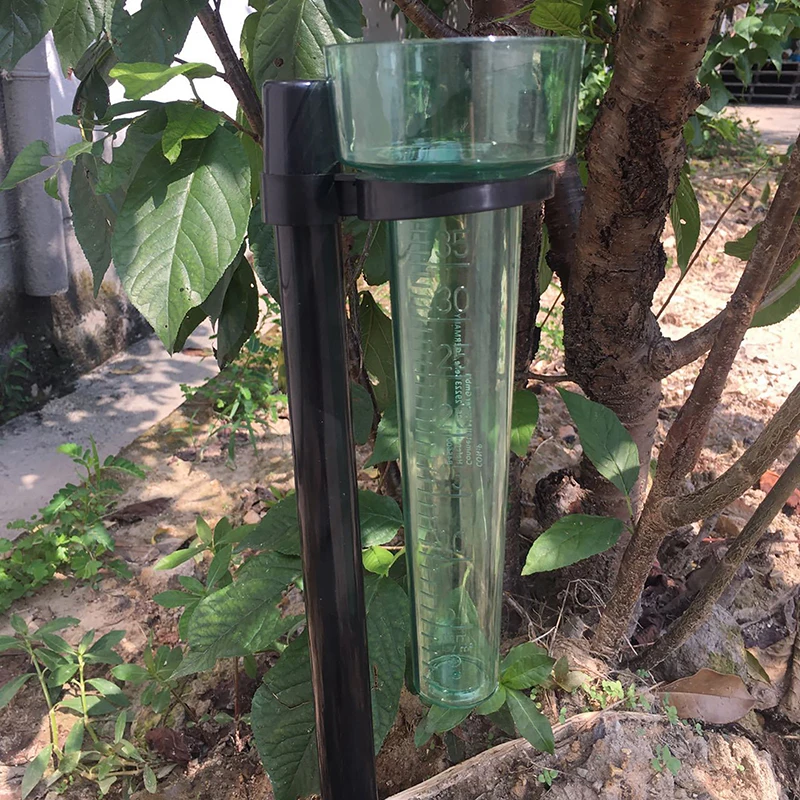 雨水屋外雨量計ゲージツール地面測定水収集庭ポータブルポリスチレン