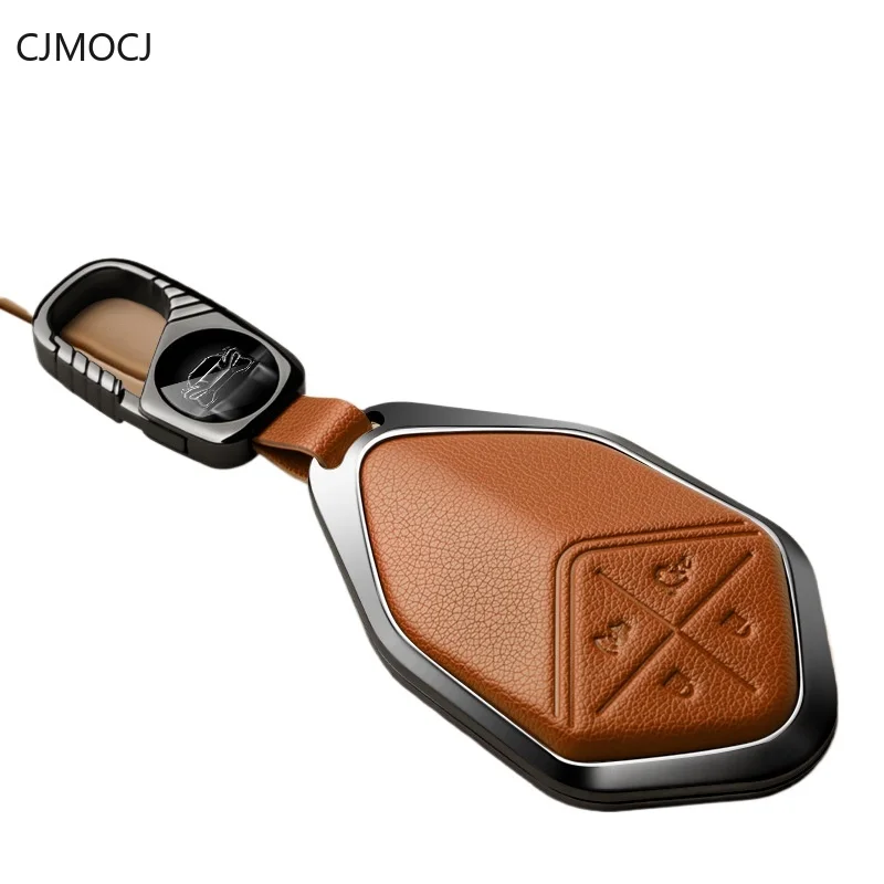 Premium Zinc Alloy Key Cover Case for Changan Deepal S07 / SL03 (2024) - Full Wrap Protective Key Fob Shell Keybag Keychain