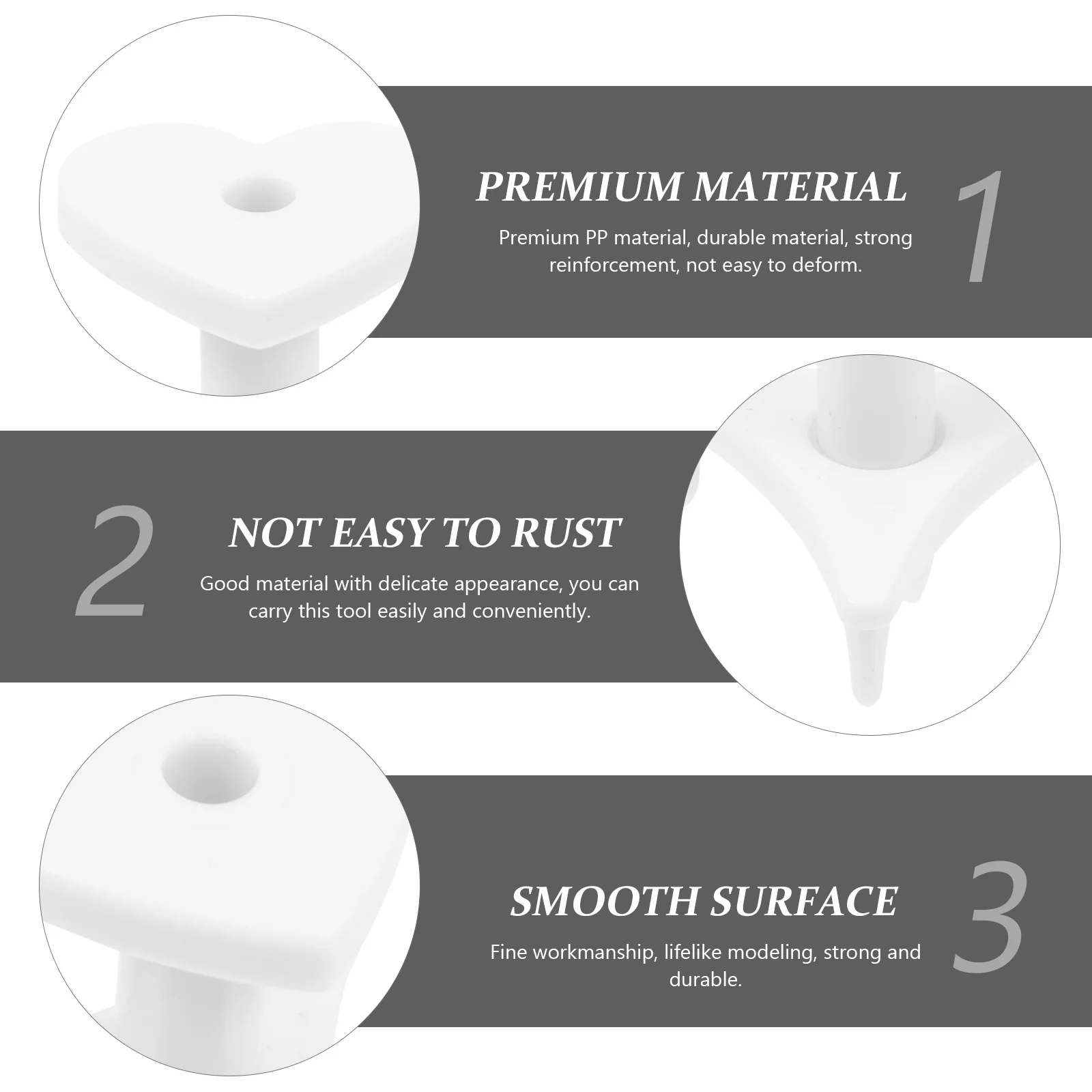 

10Pcs Premium Plastic Coconuts Opener Tool Easy Hole Opener Portable Reusable Coconut Supplies Coconuts Tool