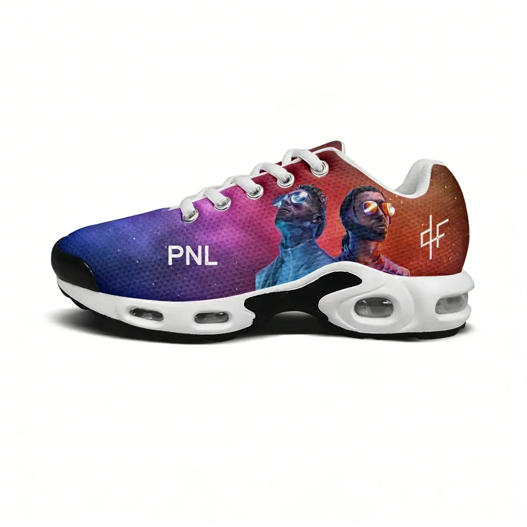 

Le Monde Chico Air Cushion Sneakers PNL Album French Rapper Mens Womens Running Lightweight Sports Shoes Elastic Custom Shoes