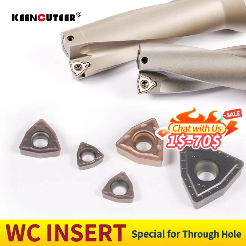 

Быстрое жестокое сверлильное лезвие WCMT Станок с ЧПУ Фрезерные инструменты Твердосплавная вставка Головка инструмента из нержавеющей стали WCMX U Лезвие сверла