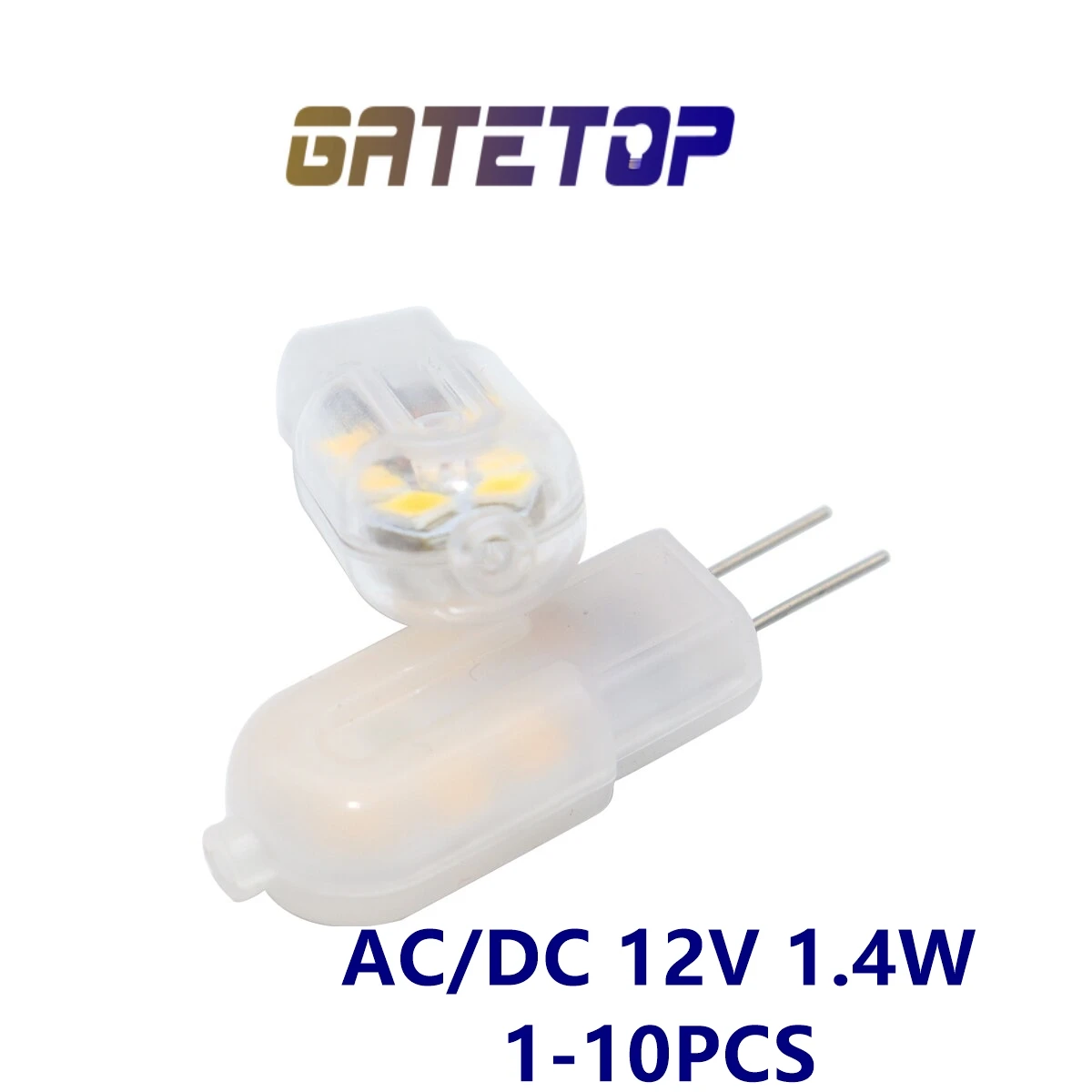 

1-10PCS LED Mini Bulb G4 AC/DC12V 1.4W High Bright 3000k/4000k/6000k Suitable for Crystal Lamp Living Room and Office Lighting