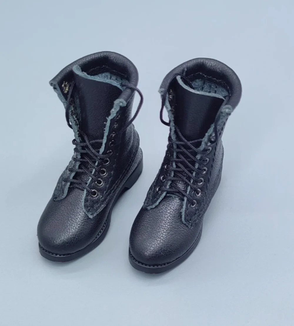 

DID MA80182 1/6 Soldier Leather Black Short Boots Model 12''American F14 Pilot
