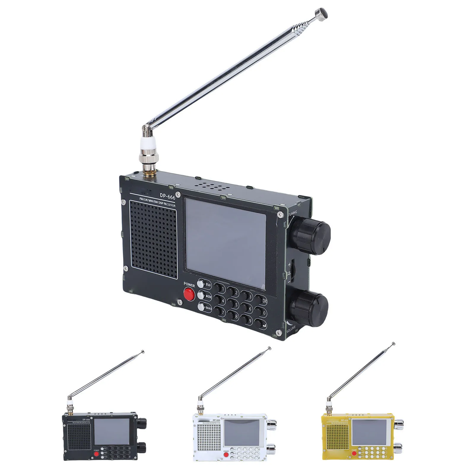 

Полнодиапазонное радио FM/LW/MW/SW, коротковолновое радио с 2,8-дюймовым резистивным сенсорным ЖК-экраном, высокочувствительное портативное радио, автомобильный DSP-тюнер