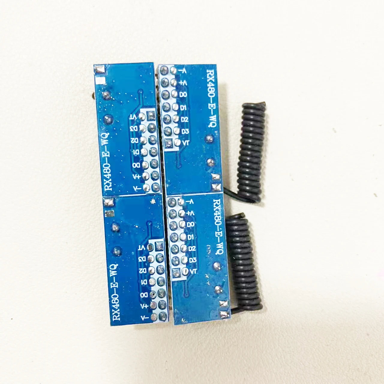 

20PCS RX480E-E-WQ 433mhz RF Receiver Learning Code Decoder Module 433 Mhz Wireless 4CH Output For Remote Controls Encoding