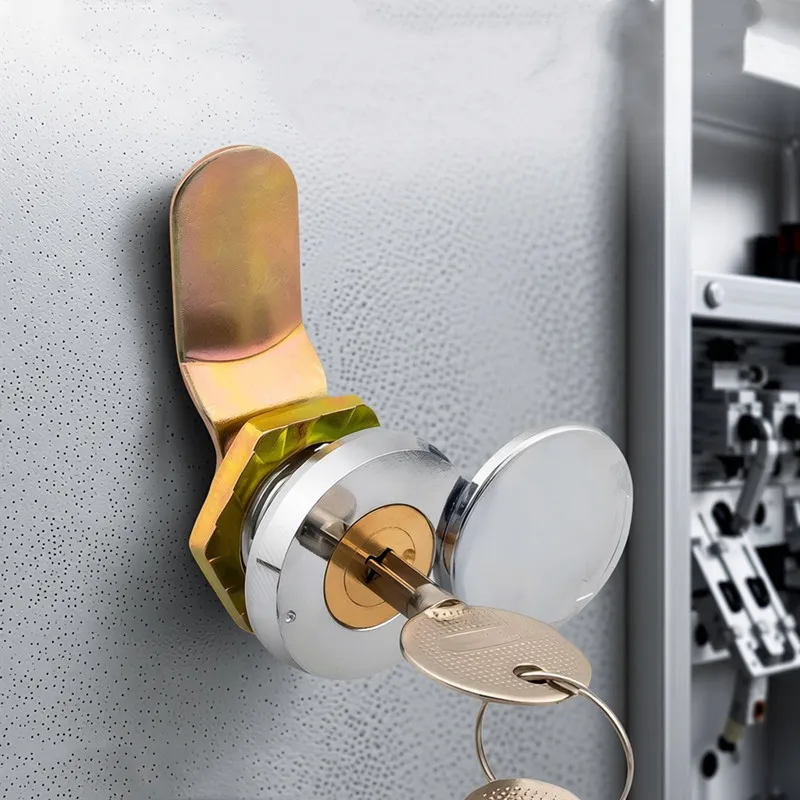 Distribution Box Safety Lock Electrical Cabinets Waterproof Copper Core Lock Outdoor Mailbox Machine Cabinet Zinc Alloy Locks