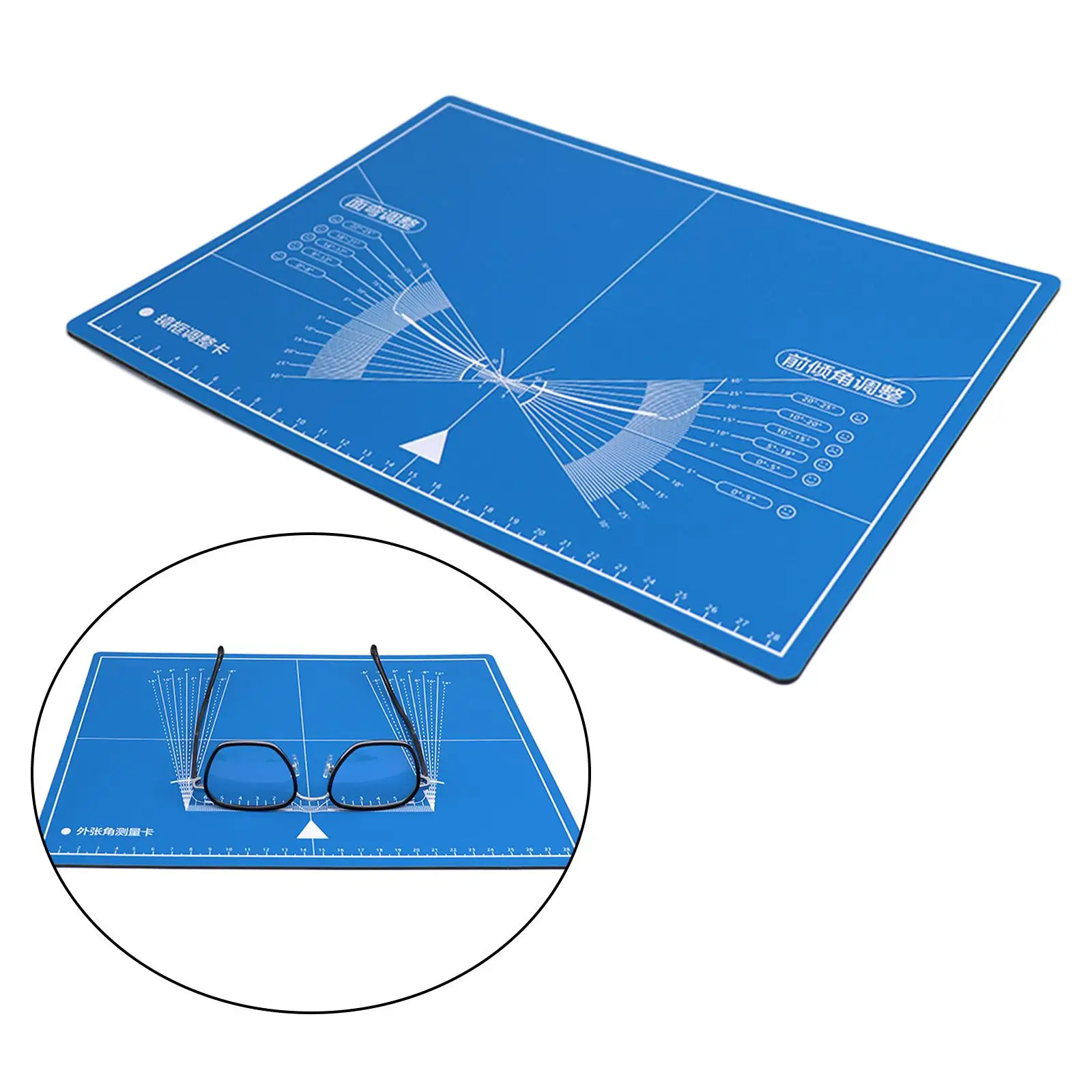 Glasses Frame Adjustment Lens Diameter Measurement Plate Accessory Glasses Progressive Lens Repair Tool